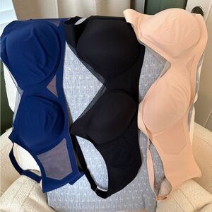 Honeylove Women's Bras - Navy, Black, and Cream